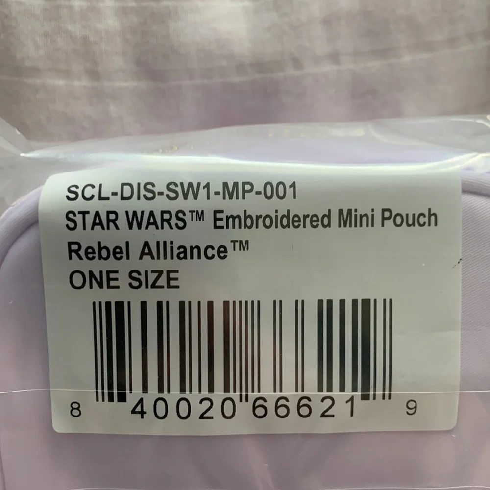 Stoney Clover Lane Star Wars Embroidered Mini Pouch Rebel Alliance - Picture 2 of 3